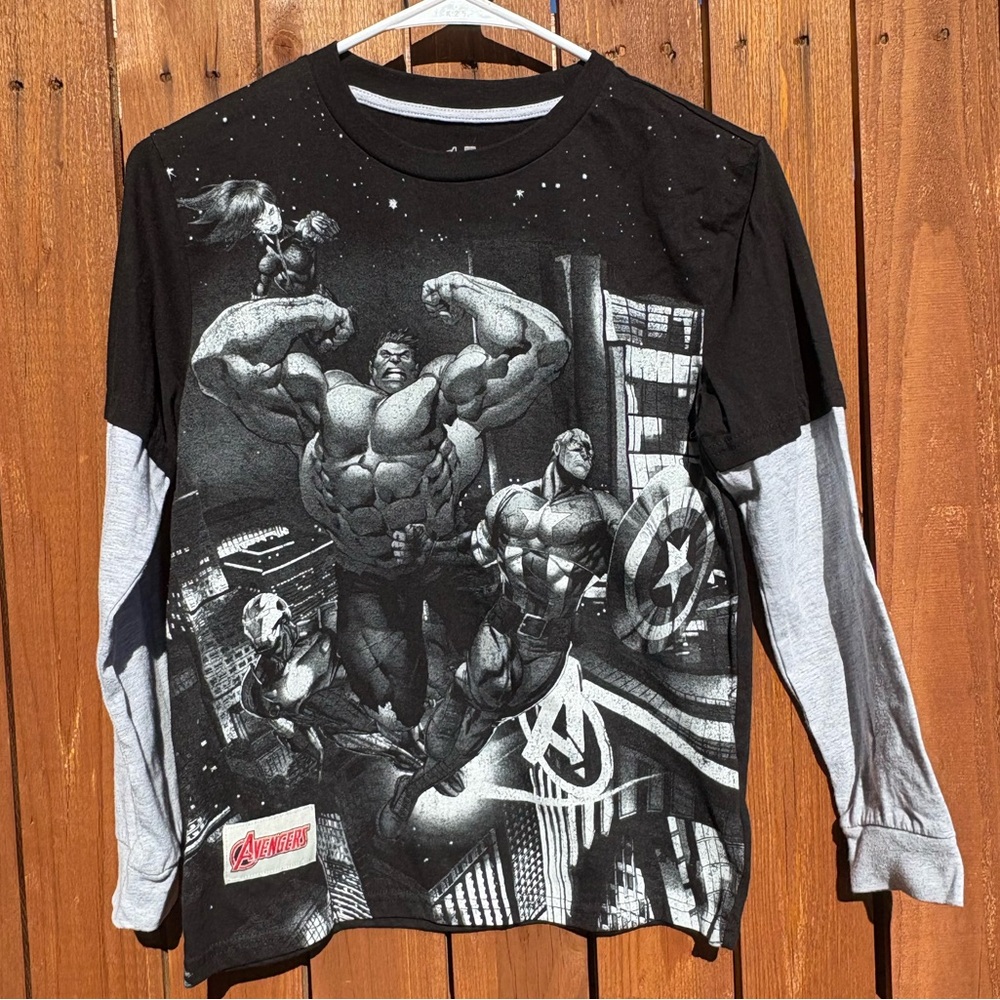 Marvel Avengers Graphic Long Sleeve Shirt (L-10/12)